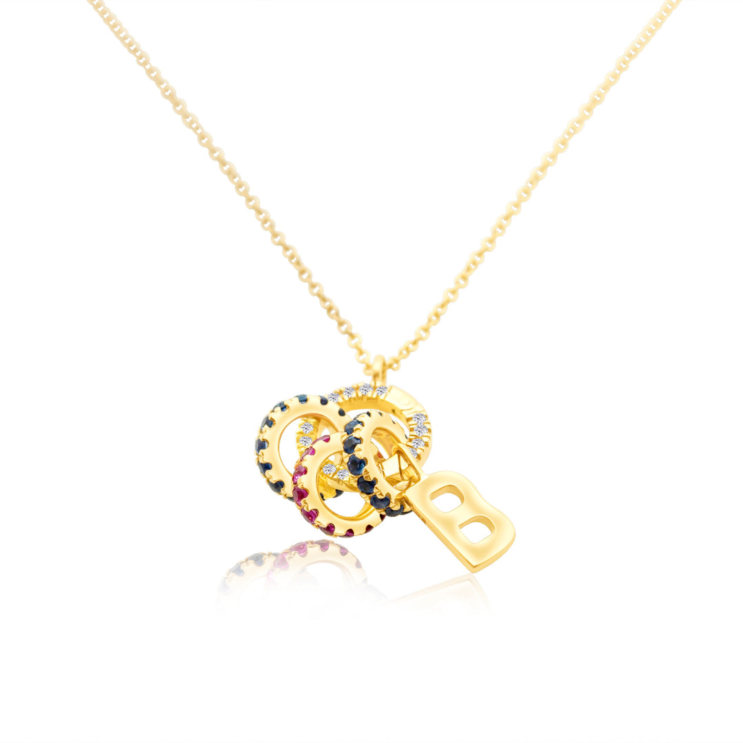 Diamond Amulet Holder Necklace