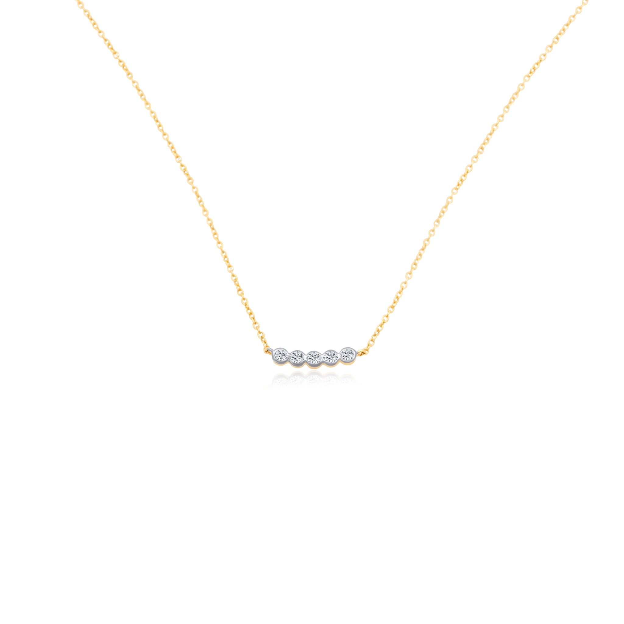 5 Stone Lovebright Essential Diamond Necklace - 9994UGAADFGNKWG – Galleria  Fine Jewelry