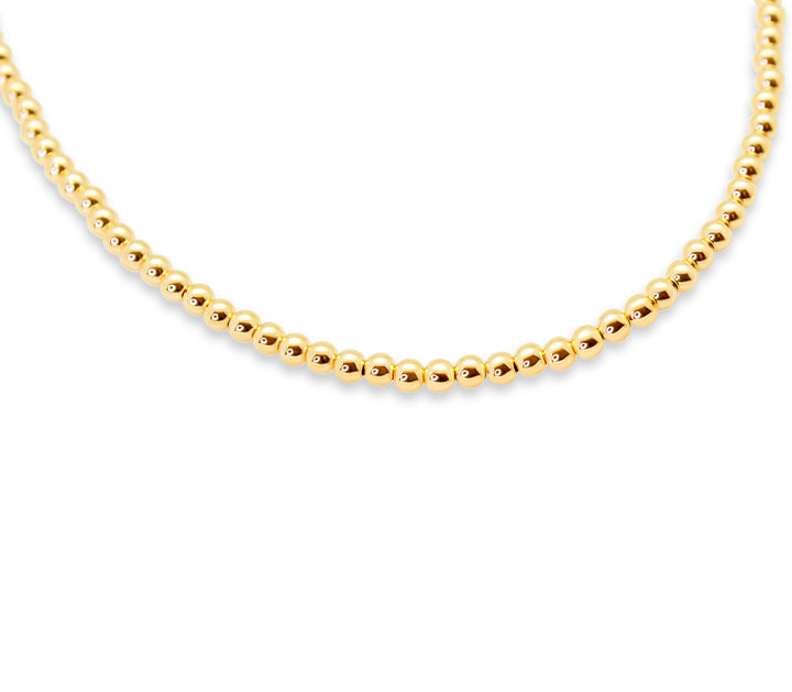 Gold Bead Necklace